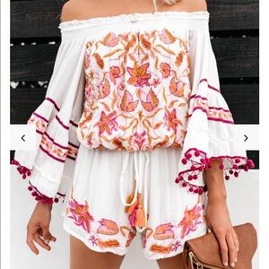 Vici Baja Sunset Romper - never worn